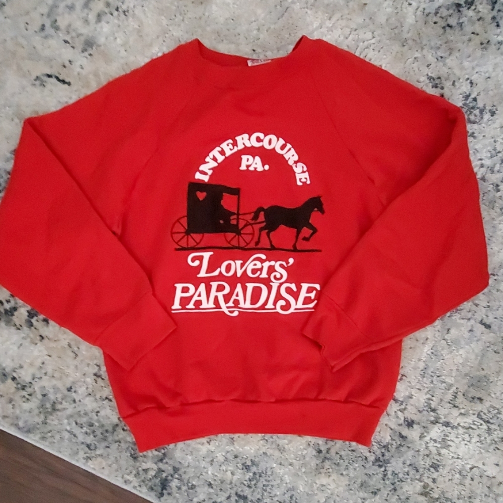 ❤vintage sweatshirt Intercourse, PA❤